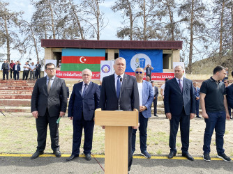 Sabirabad rayonunda Ümummilli Lider Heydər Əliyevin anadan olmasının 101-ci ildönümünə həsr olunmuş “Vətənin müdafiəsinə hazır ol” Respublika Spartakiadası keçirilib