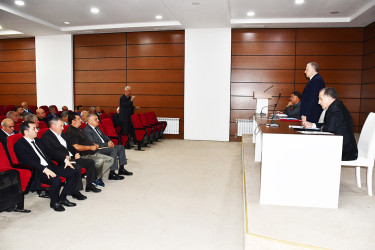 Azərbaycan Respublikasının Prezidenti İlham Əliyevin sədrliyi ilə keçirilən kənd təsərrüfatı məsələlərinə həsr olunmuş respublika müşavirəsində qaldırılan məsələlərin və qarşıya qoyulan hədəflərin icrası ilə əlaqədar Sabirabad rayonunda müşavirə keçirilmişdir