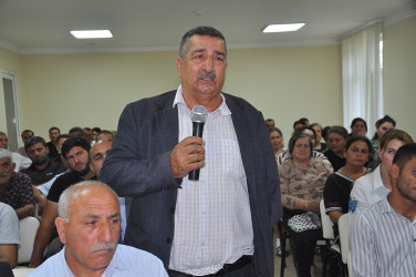 Sabirabad Rayon İcra Hakimiyyətinin başçısı Siraqəddin Cabbarovun növbəti səyyar görüş-qəbulu Çöl Beşdəli kəndində keçirilmişdir