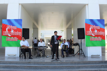 Sabirabad rayonunda 15 İyun - Milli Qurtuluş Günü münasibətilə bayram konserti təşkil olunub