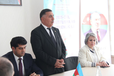 Sabirabadda “Konstitusiya və Suverinlik İli” çərçivəsində “Ümummilli Lider Heydər Əliyev müstəqil Azərbaycan Konstitusiyasının müəllifidir” mövzusunda dəyirmi masa keçirilib