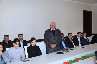 Sabirabadda Ulu Öndərin 100 illiyinə həsr edilmiş “Vətən oğulsuz olmasın” kitabının təqdimatı keçirilmişdir