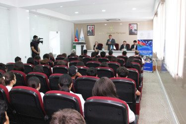 Sabirabad rayonunda “Uşaq və gənclərin internetdən düzgün istifadəsində milli və mənəvi təbliğatın rolu” layihəsi çərçivəsində maarifləndirici tədbir keçirilmişdir