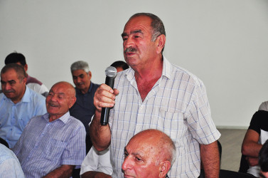 Sabirabad Rayon İcra Hakimiyyəti başçısının növbəti səyyar görüş-qəbulu Sabirabad şəhərində keçirilmişdir