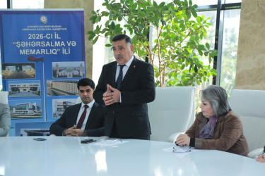 Sabirabad rayonunda “Şəhərsalma və Memarlıq İli” çərçivəsində “Ümumdünya Məskunlaşma Günü” və “Ümumdünya Şəhərlər Günü” ilə bağlı maarifləndirici tədbir keçirilib