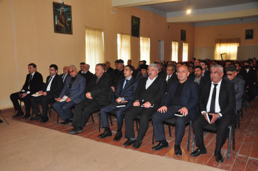 Sabirabad Rayon İcra Hakimiyyəti başçısının növbəti səyyar görüş-qəbulu Qaragüney kəndində keçirilmişdir
