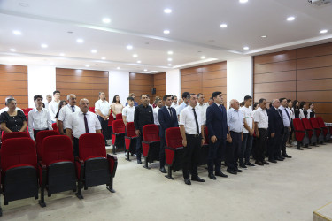 Sabirabadda ali məktəblərə qəbul imtahanlarında yüksək bal toplamış tələbələrlə görüş keçirilmişdir