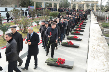 Sabirabadda 20 Yanvar faciəsinin 35-ci ildönümünə həsr olunmuş anım tədbiri keçirilmişdir