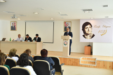 Akademik Zərifə Əliyevanın anadan olmasının 102 illik yubileyi münasibətilə Sabirabad rayonunda tədbir keçirilib