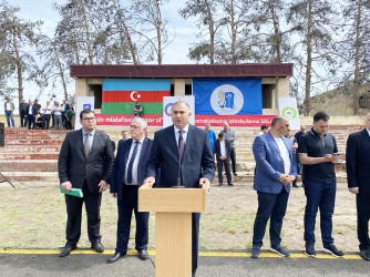 Sabirabad rayonunda Ümummilli Lider Heydər Əliyevin anadan olmasının 101-ci ildönümünə həsr olunmuş “Vətənin müdafiəsinə hazır ol” Respublika Spartakiadası keçirilib