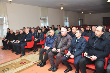 Kürkəndi kəndində Sabirabad Rayon İcra Hakimiyyəti başçısının növbəti səyyar görüş-qəbulu keçirilmişdir