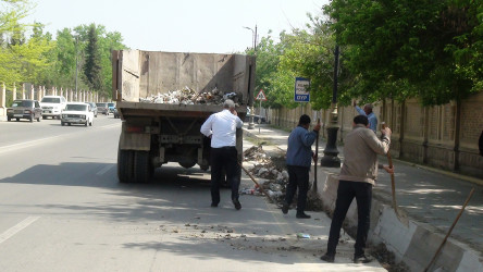 "Yaşıl dünya naminə həmrəylik ili” çərçivəsində Sabirabadda ümumrayon iməcliyi keçirilmişdir