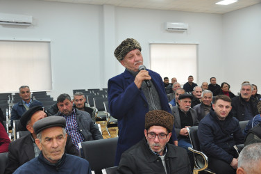 Sabirabad Rayon İcra Hakimiyyəti başçısının növbəti səyyar görüş-qəbulu Qalağayın kəndində keçirilmişdir