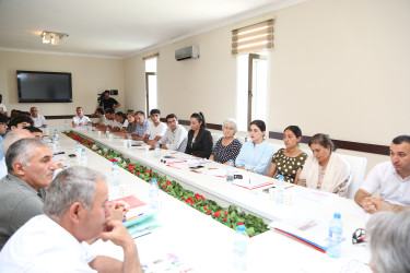 “Sağlamlıq üçün tibbi təfəkkürün inkişafı” layihəsi çərçivəsində Sabirabad rayonunda əhali üçün tibbi maarifləndirmə ilə bağlı təlim keçirilib
