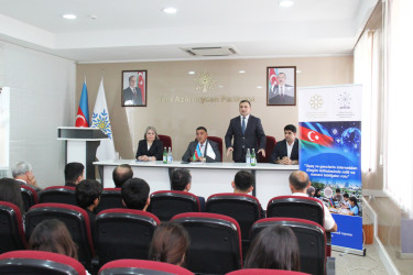 Sabirabad rayonunda “Uşaq və gənclərin internetdən düzgün istifadəsində milli və mənəvi təbliğatın rolu” layihəsi çərçivəsində maarifləndirici tədbir keçirilmişdir