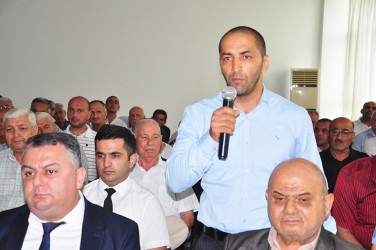 Sabirabad Rayon İcra Hakimiyyəti başçısının növbəti səyyar görüş-qəbulu Sabirabad şəhərində keçirilmişdir