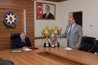 Sabirabad rayonunda “Marafon Futbol Klubu”nun nümayəndə heyəti ilə görüş keçirilib