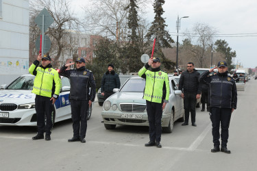 Sabirabadda Xocalı qurbanlarının xatirəsinə bir dəqiqəlik sükutla anılıb