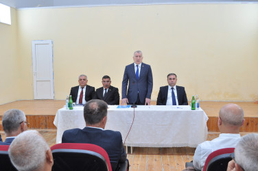 Sabirabad Rayon İcra Hakimiyyətinin başçısı Siraqəddin Cabbarovun növbəti səyyar görüş-qəbulu Qaraağac kəndində keçirilmişdir