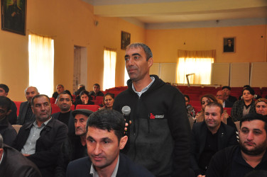 Sabirabad Rayon İcra Hakimiyyəti başçısının növbəti səyyar görüş-qəbulu Qaragüney kəndində keçirilmişdir