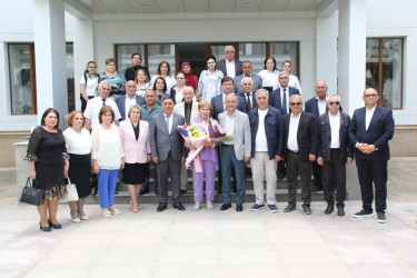 Sabirabad rayonunda şairə, esseist Şahnaz Şahinlə görüş keçirilib