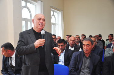 Sabirabad Rayon İcra Hakimiyyəti başçısının növbəti səyyar görüş-qəbulu Moranlı kəndində keçirilmişdir