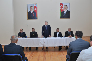 Sabirabad Rayon İcra Hakimiyyətinin başçısı Siraqəddin Cabbarovun növbəti səyyar görüş-qəbulu Moranlı kəndində keçirilmişdir