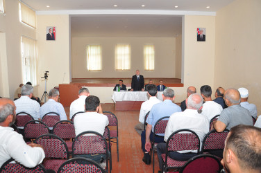 Sabirabad Rayon İcra Hakimiyyəti başçısının növbəti səyyar görüş-qəbulu Şıx Salahlı kəndində keçirilmişdir