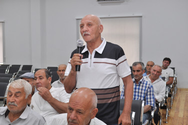 Sabirabad Rayon İcra Hakimiyyətinin başçısı Siraqəddin Cabbarovun növbəti səyyar görüş-qəbulu Qalağayın kəndində keçirilmişdir