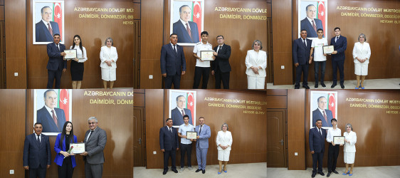 Sabirabadda ali məktəblərə qəbul imtahanlarında yüksək bal toplamış tələbələrlə görüş keçirilmişdir