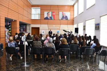Sabirabadda Mirzə Ələkbər Sabirin anadan olmasının 163-cü ildönümünə həsr olunmuş “Gəl, gəl a yaz günləri” adlı ədəbi-bədii tədbir keçirilib