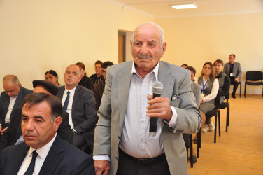 Sabirabad Rayon İcra Hakimiyyətinin başçısı Siraqəddin Cabbarovun növbəti səyyar görüş-qəbulu Cavad kəndində keçirilmişdir