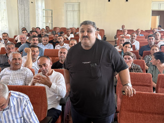 Sabirabad Rayon İcra Hakimiyyətinin başçısı Siraqəddin Cabbarovun növbəti səyyar görüş-qəbulu Muğan Gəncəli kəndində keçirilmişdir
