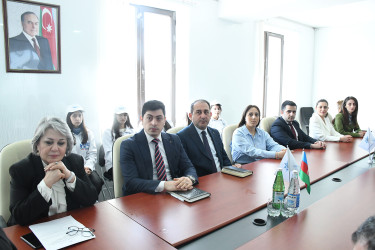 Sabirabadda “Milli Memarlıq və Şəhərsalmanın inkişafında Heydər Əliyevin rolu” mövzusunda dəyirmi masa keçirilib