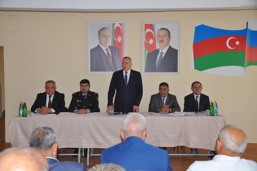 Sabirabad Rayon İcra Hakimiyyətinin başçısı Siraqəddin Cabbarovun növbəti səyyar görüş-qəbulu Kovlar kəndində keçirilmişdir