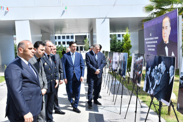 Sabirabad rayonunda Ümummilli Lider Heydər Əliyevin anadan olmasının 102-ci illiyinə həsr olunmuş “Tarixin izi ilə ömrün zirvəsi” adlı ümumrayon tədbiri keçirilib