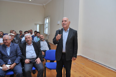 Sabirabad Rayon İcra Hakimiyyətinin başçısı Siraqəddin Cabbarovun növbəti səyyar görüş-qəbulu Moranlı kəndində keçirilmişdir