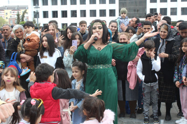 Sabirabad rayonunda Novruz bayramı münasibətilə ümumrayon şənliyi keçirilmişdir