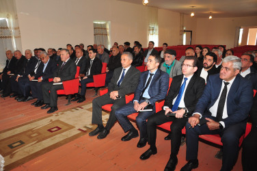 Sabirabad Rayon İcra Hakimiyyətinin başçısı Siraqəddin Cabbarovun növbəti səyyar görüş-qəbulu Kürkəndi kəndində keçirilmişdir