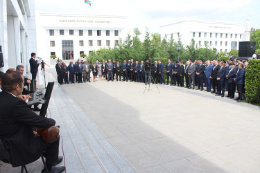 Sabirabad rayonunda Ümummilli Lider Heydər Əliyevin anadan olmasının 101-ci illiyinə həsr olunmuş ümumrayon tədbiri keçirilib