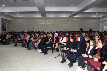 Sabirabad rayonunda “Gender əsaslı zorakılığa qarşı 16 günlük fəallıq kompaniyası” mövzusunda maarifləndirici seminar keçirilib