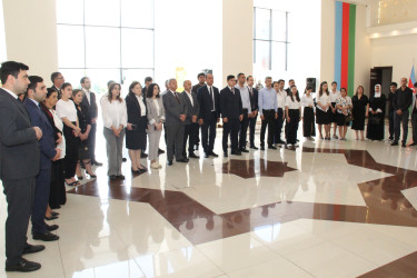 “28 May – Müstəqillik Günü” münasibəti ilə Sabirabad rayonunda tədbir keçirilib