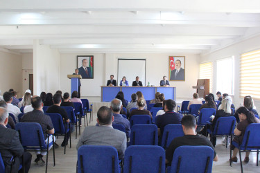 Sabirabad rayonunda “Narkotik aslılığı problemində ailələrin rolu və valideyin məsuliyyəti” mövzusunda tədbir keçirilmişdir