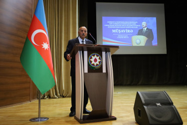 Sabirabad rayonunda Azərbaycan Respublikasının Prezidenti cənab İlham Əliyevin Yeni Azərbaycan Partiyasının VIII Qurultayındakı çıxışından irəli gələn vəzifələrə dair müşavirə keçirilib