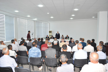 Sabirabad Rayon İcra Hakimiyyətinin başçısı Siraqəddin Cabbarovun növbəti səyyar görüş-qəbulu Sabirabad şəhərində keçirilmişdir