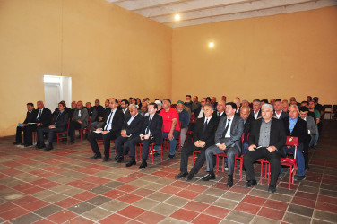 Sabirabad Rayon İcra Hakimiyyətinin başçısı Siraqəddin Cabbarovun növbəti səyyar görüş-qəbulu Əhmədabad kəndində keçirilmişdir