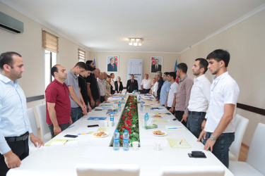 Sabirabad rayonunda “Kənd sağlamlığı günləri” layihəsi çərçivəsində seminar keçirmişdir