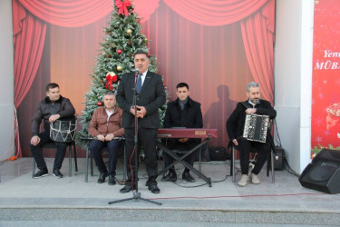 Sabirabad rayonunda 31 Dekabr – Dünya Azərbaycanlılarının Həmrəyliyi Günü və Yeni il bayramı münasibətilə bayram konserti təşkil olunub