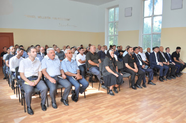 Sabirabad Rayon İcra Hakimiyyətinin başçısı Siraqəddin Cabbarovun növbəti səyyar görüş-qəbulu Ulacalı kəndində keçirilmişdir