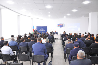 Sabirabad rayonunda “Vətən müharibəsindəki qələbəmizdə milli-mənəvi dəyərlərimizin rolu” mövzusunda regional konfrans keçirilib